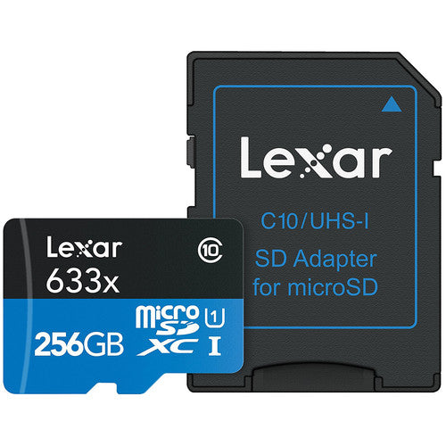 CARTE MICRO SD 256G 100MB/S LEXAR