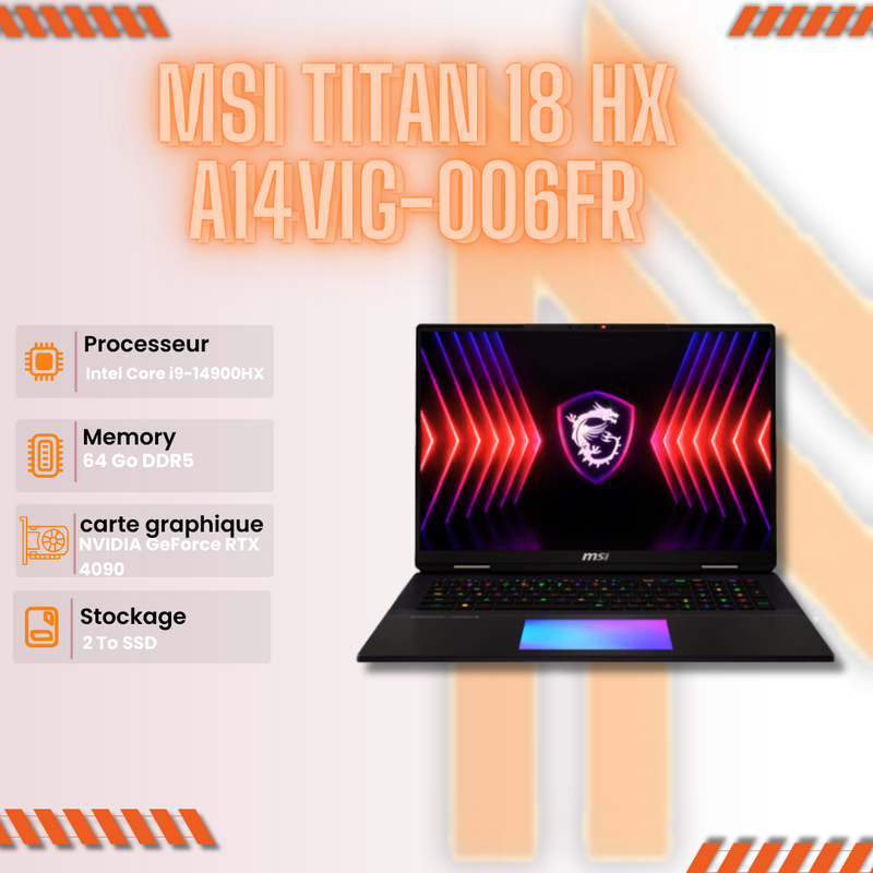 MSI Titan 18 HX A14VIG-006FR