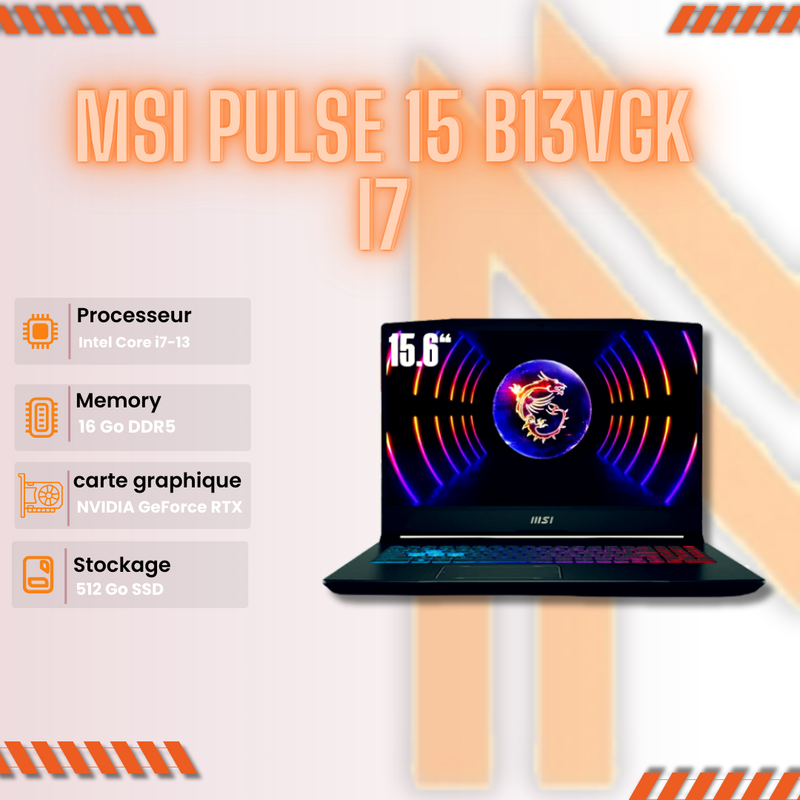 MSI Pulse 15 B13VGK i7