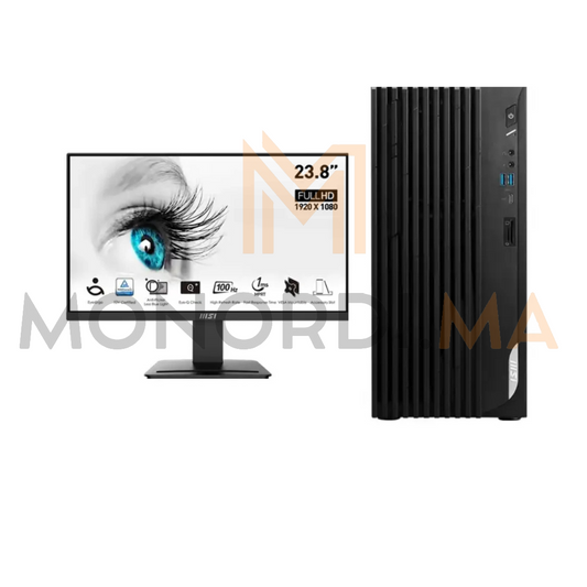 MSI DESKTOP DP180 PC Bureau I7-13700 8GB 512 SSD M.2 + Ecran MP2412 24″