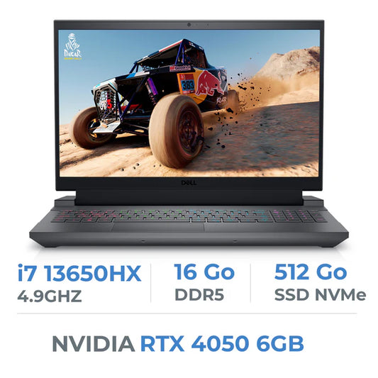 Dell G15 5530 i7-13650HX/16GB/512GB SSD/RTX4050 6GB/15.6" 120Hz