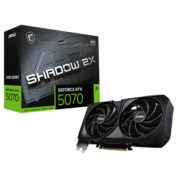 MSI GeForce RTX 5070 SHAODW 2X OC 12GB GDDR7