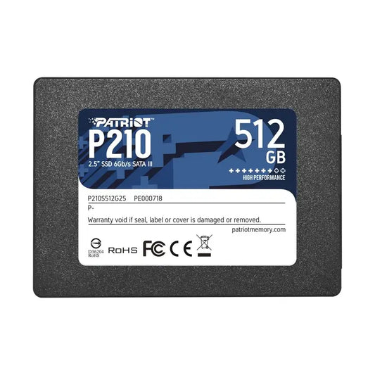 DISQUE DUR P210 SSD 2,5 SATA 512GB