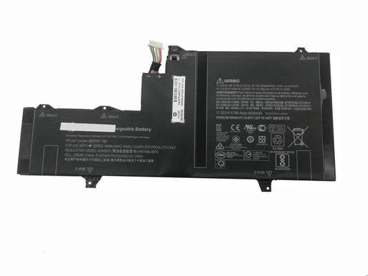 Batterie Pc Portable EliteBook X360 1030 G2 11.55V 54WH